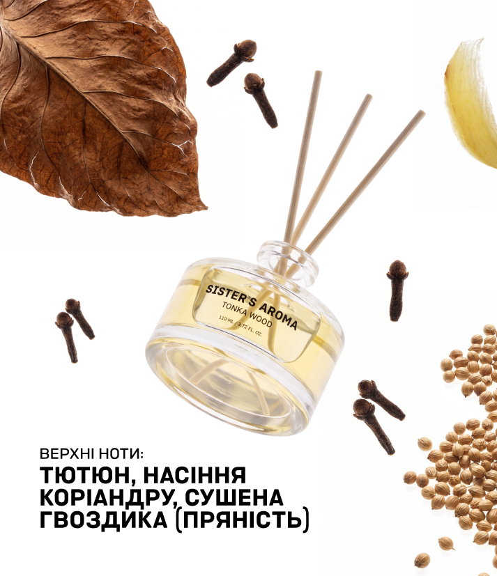 Аромат для дому TONKA WOOD (tobacco vanille)
